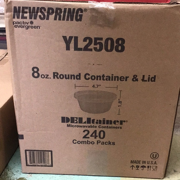 DELItainer Round Container w/ Lid
