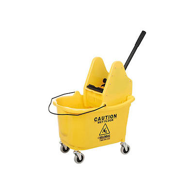 Caution Wet Floor Bucket w/Wringer