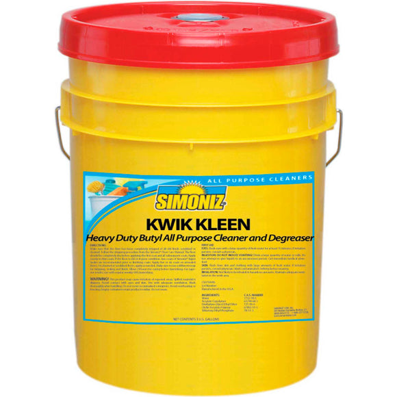 Simoniz® Kwik Kleen Heavy Duty Degreaser, 5 Gallon Pail - K1910005