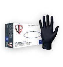 VanGaurd Black Powder Free Nitrile Exam Gloves