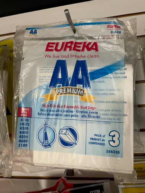 Eureka Vacuum Bags- Style AA
