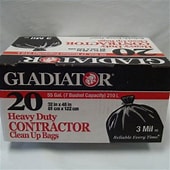 Gladiator 55 Gal Heavy Duty Contractor Bag-32x48