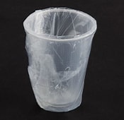 9 oz. Translucent Wrapped Plastic Lodging Cup